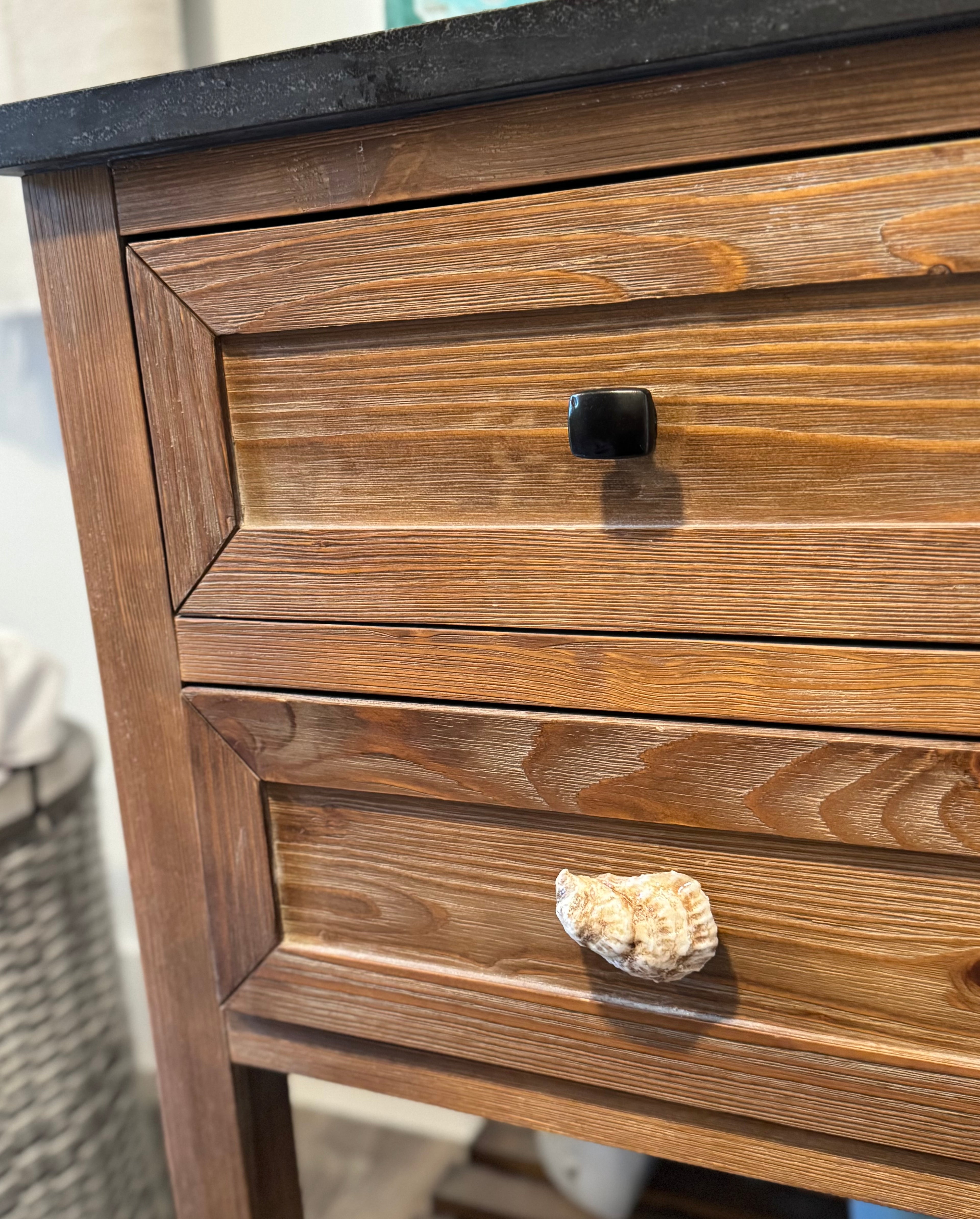 Oyster Shell Drawer Pull Knob