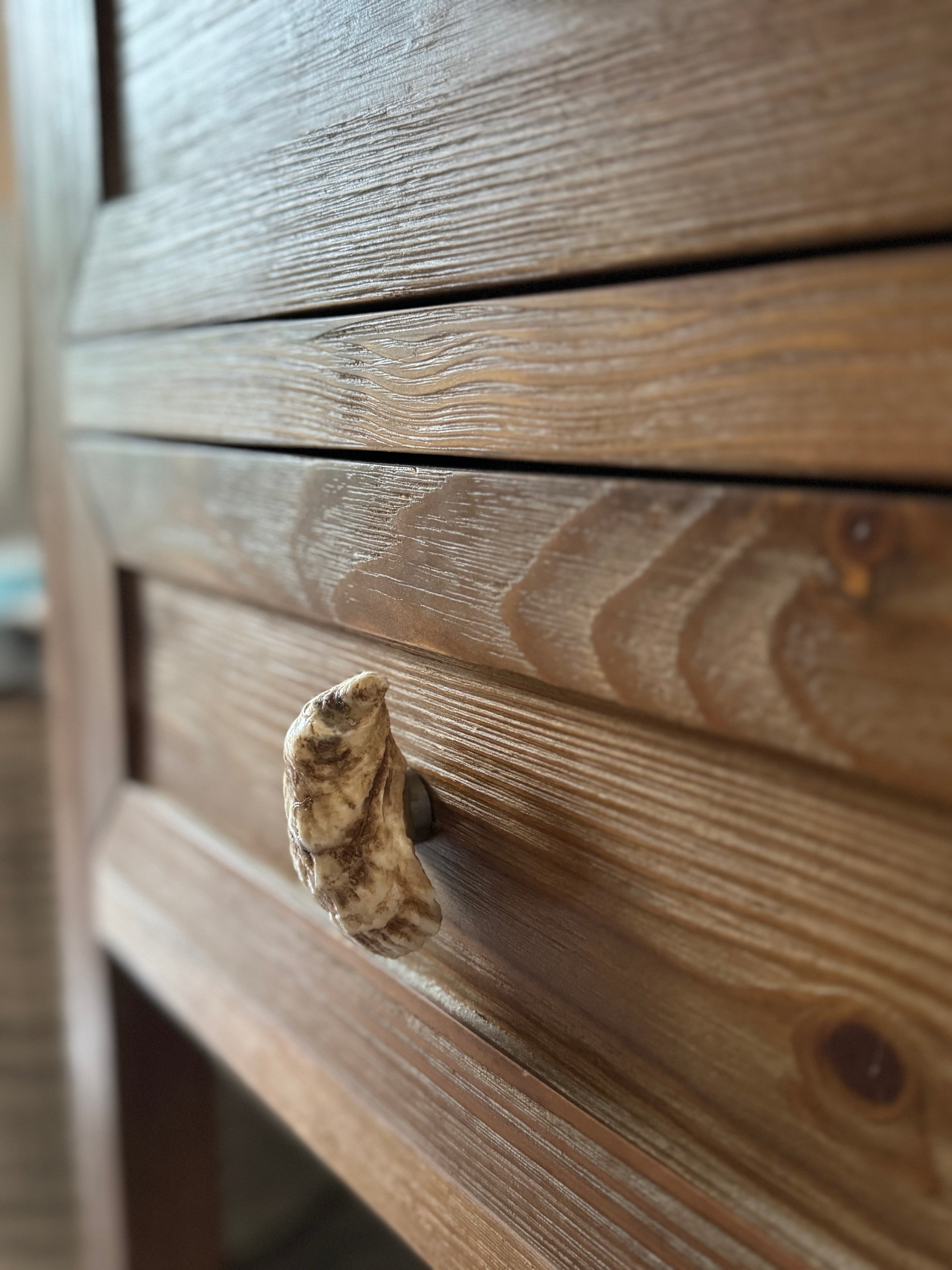 Oyster Shell Drawer Pull Knob