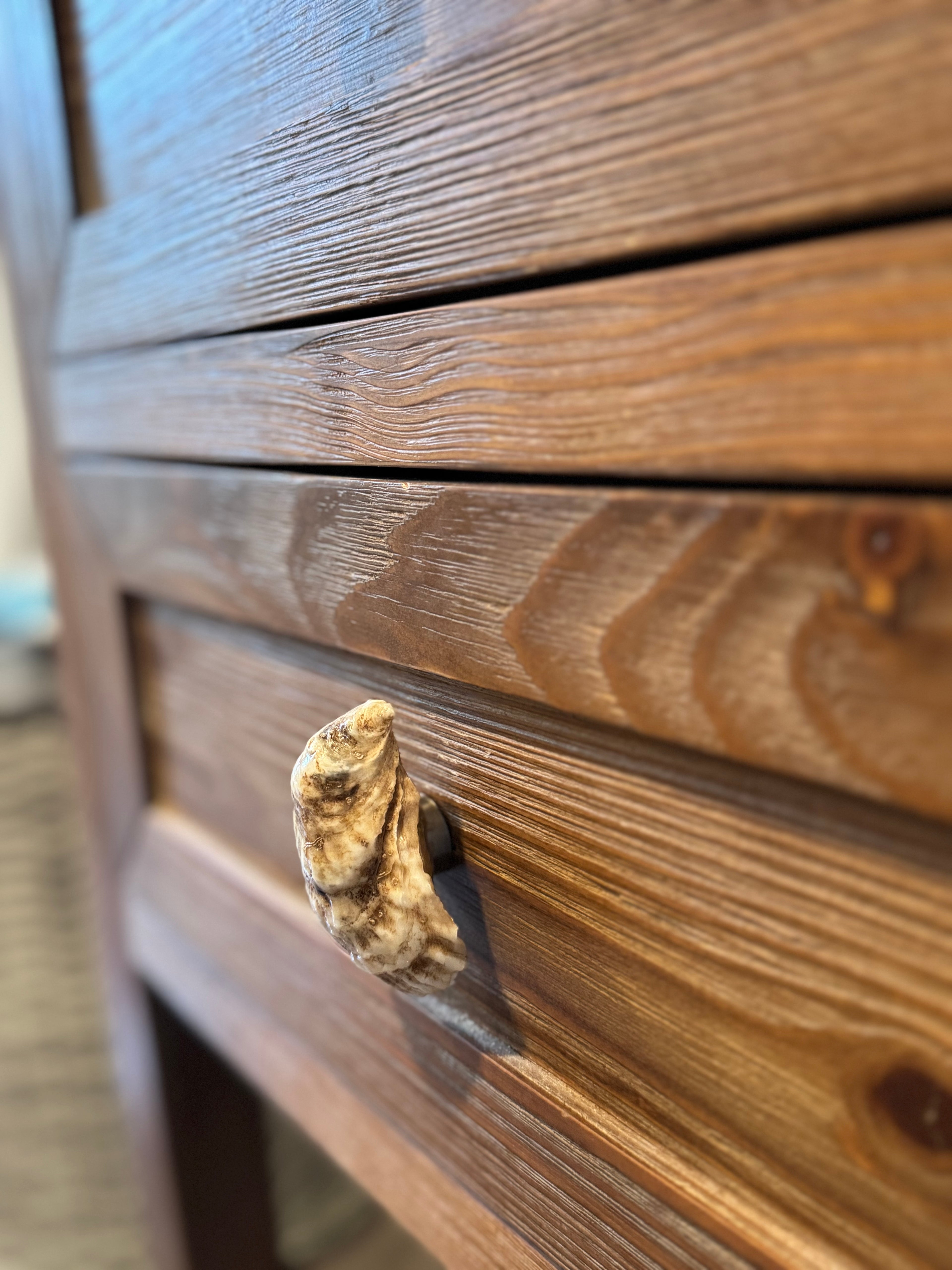 Oyster Shell Drawer Pull Knob