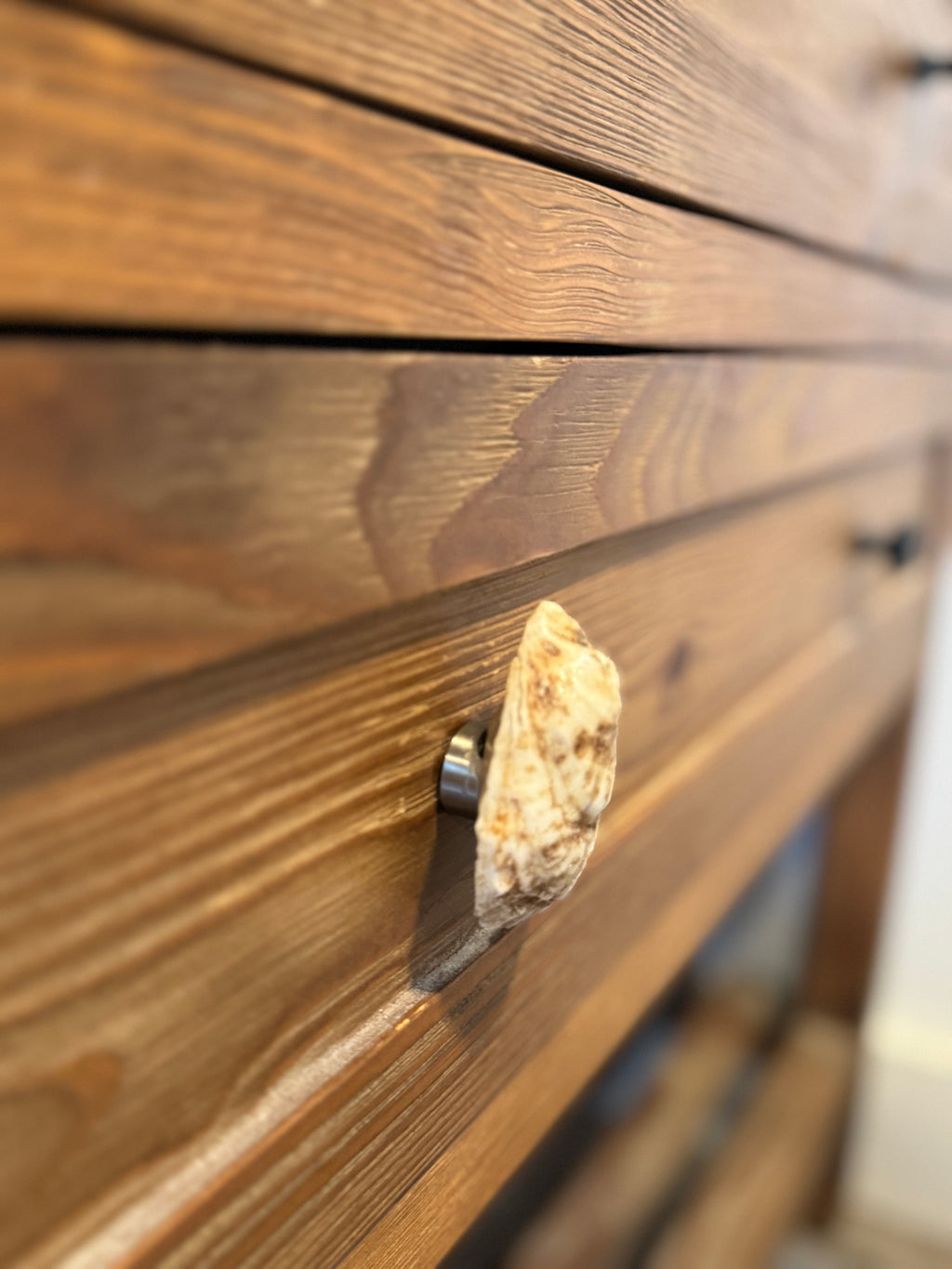 Oyster Shell Drawer Pull Knob