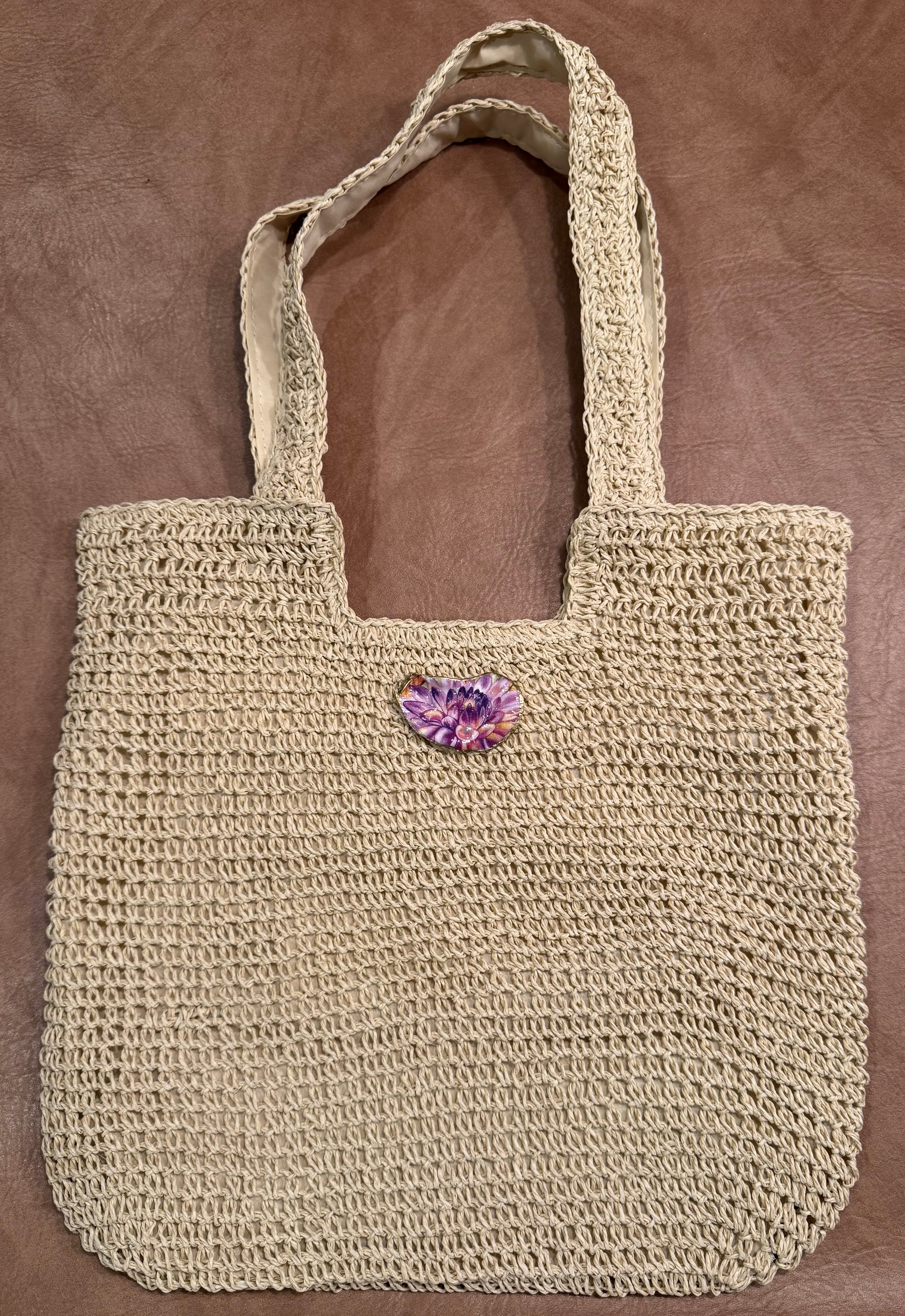 Oyster Embellished Personalized Totes