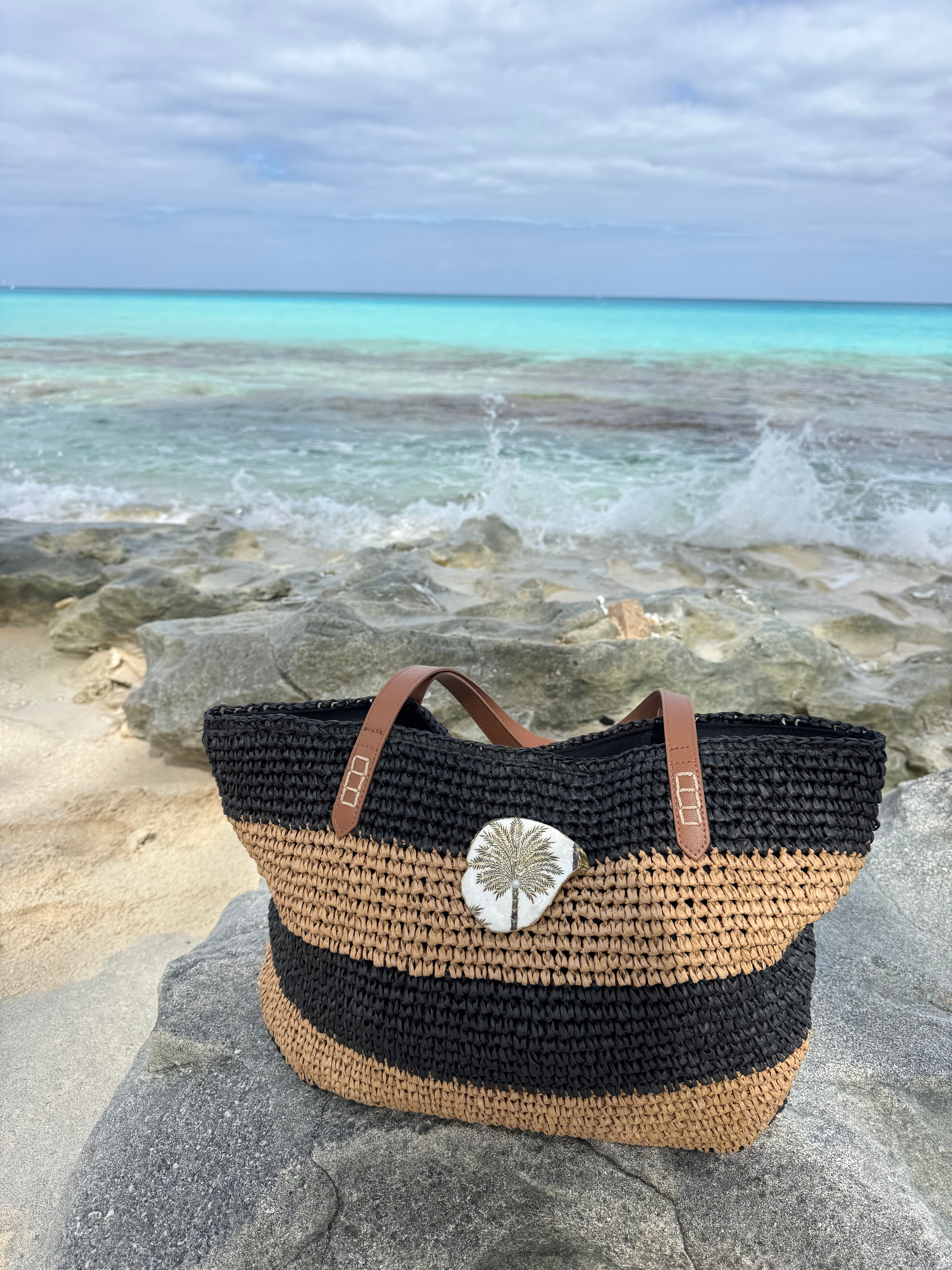 Oyster Embellished Personalized Totes