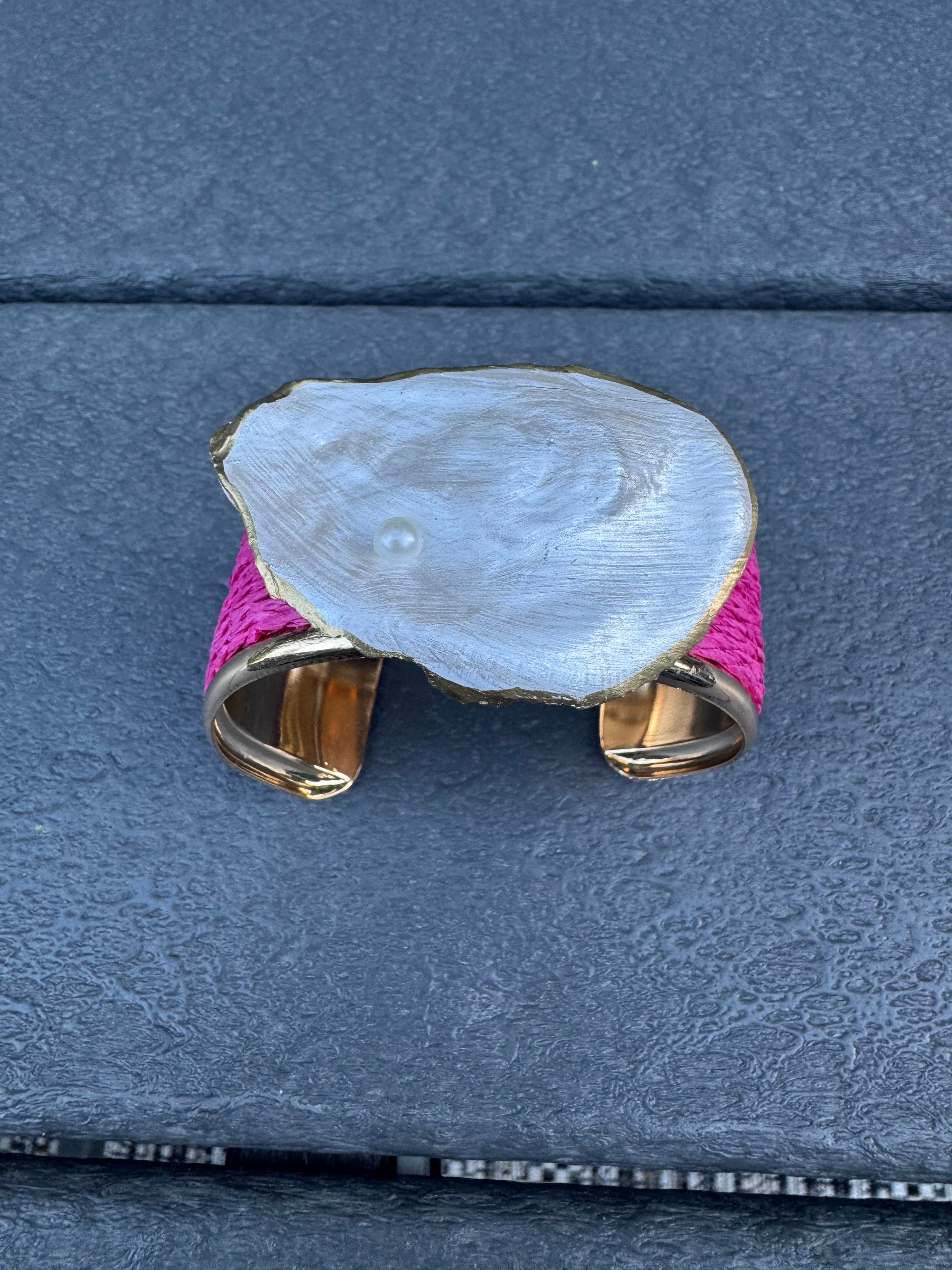 Oyster Embellished Cuffs