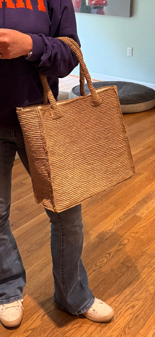Handled Tote - XLarge with Bee or Other Selected Shell Pattern